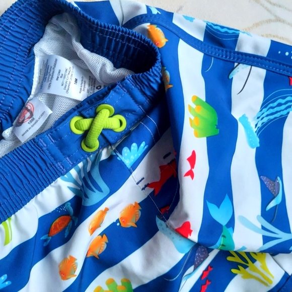 6M-18M Boys Swim Trunks Swimming Shorts Bundle Cat&Jack | Tea | Carters - Picture 7 of 7